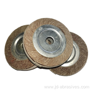 abrasive chucking flap wheel for grinding metal marble